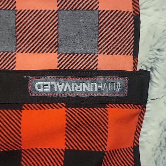 Rockwell Red Plaid Dress Shirt Medium - Picture 4 of 7